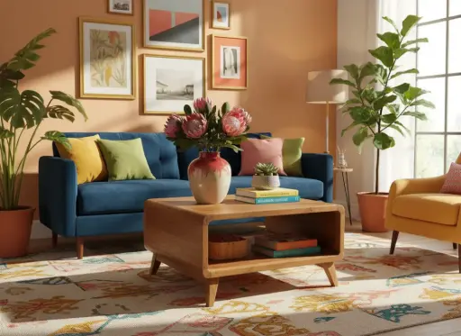 [2024-08-20-0052-A] Table Basse - 1 étagère - 45 x 80 x 80 cm