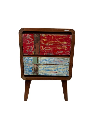 [2024-08-20-0061-A] Table de Nuit - 2 tiroirs - 75 x 50 x 50 cm