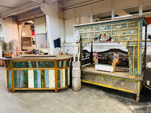 [2024-08-20-0075-A] Grand Bar - 2 étagères, 2 portes - 110 x 250 x 81 cm