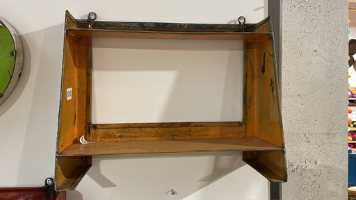 [2024-11-19-0022-B] Étagère Jaune Upcycling - 35 x 45 x 15 cm