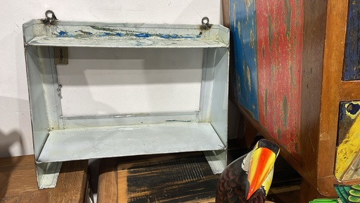 [2024-11-19-0141-B] Étagère Blanche Upcycling - 35 x 45 x 15 cm