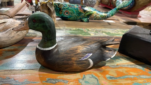 [2024-11-19-0172-B] Canard Colvert - 15 x 12 x 30 cm