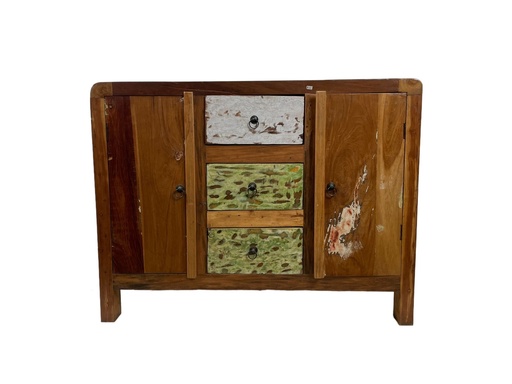 [2024-11-28-0014-A] Commode - 2 portes, 3 tiroirs - 77 x 100 x 40 cm