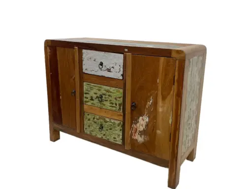 [2024-11-28-0014-A] Commode - 2 portes, 3 tiroirs - 77 x 100 x 40 cm