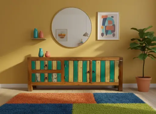 [2024-11-28-0017-A] Meuble TV - 2 portes, 2 tiroirs - 53 x 140 x 40 cm