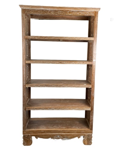 [2024-11-28-0028-A] Étagère Sculptée - 5 étages - 230 x 126 x 48 cm