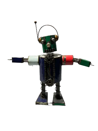 [2025-03-11-0016-A] Robot Music Upcycling - 60 x 60 x 17 cm