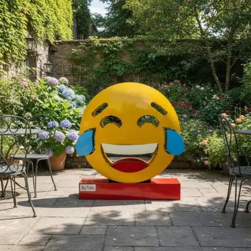 [2025-03-11-0040-A] Emoji (120) - 😂 - Visage riant aux larmes - 139 x 120 x 30 cm