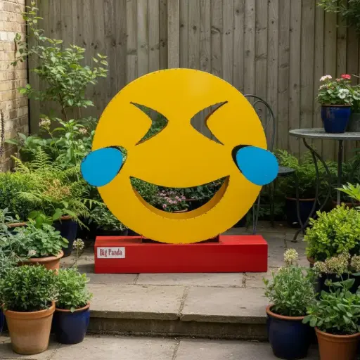 [2025-03-11-0042-A] Emoji (120) - 🤣 - Se rouler par terre de rire - 139 x 120 x 30 cm