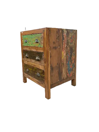 [2025-04-08-0008-A] Petite Commode - 3 Tiroirs - 75 x 60 x 50 cm