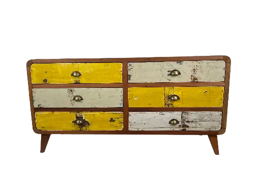 [2025-04-08-0014-A] Commode - 6 Tiroirs - 70 x 140 x 40 cm