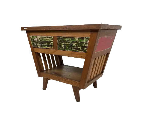 [2025-04-08-0028-A] Meuble TV - 2 Tiroirs - 59 x 80 x 40 cm