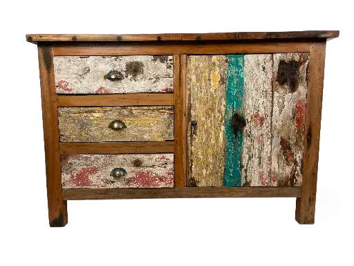[2025-04-08-0030-A] Buffet - 1 Porte, 3 Tiroirs - 80 x 120 x 50 cm