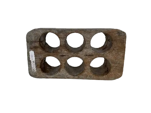 [2025-04-08-0066-A] Moule à Sucre Brun Ancien - 7 x 24 x 12,5 cm