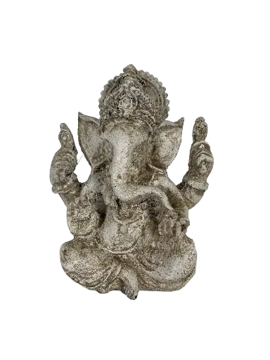 [2025-04-08-0072-A] Statue de Ganesh - 13 x 12 x 9 cm