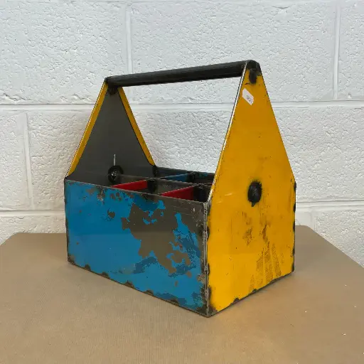 [2025-04-11-0027-BOTHOUP30-B] Porte-Bouteille Upcycling - Mix Couleur - 30 x 30 x 20 cm