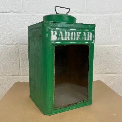 [2025-04-11-0030-LANT40-02-B] Lanterne - Vert - 40 x 23 x 24 cm