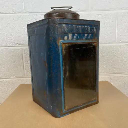[2025-04-11-0031-LANT40-01-B] Lanterne - Bleu - 40 x 23 x 24 cm