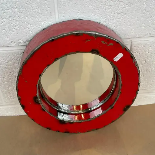 [2025-04-11-0033-MIROUP33-B] Miroir Rond Upcycling - 33 x 33 x 10 cm