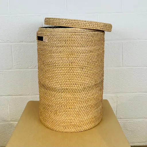 [2025-04-11-0046-BL60-B] Panier à Linge - Natural - 60 x 40 x 40 cm