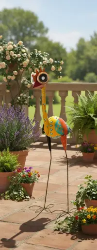 [FE120-04-C] Funky Emu - Jaune - 120 x 35 x 35 cm