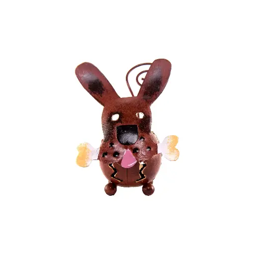 Mini Panda'nimals - Chien avec Os - 9 x 6 x 7,5 cm