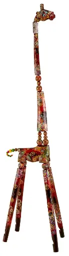 [GIDA150-02-C] Girafe Dali - Bordeaux - 150 x 18 x 40 cm