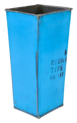 [UMSQUP48-01-C] Porte-Parapluie Upcycling - Bleu - 50 x 23 x 21 cm