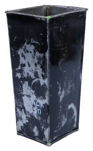 [UMSQUP48-03-C] Porte-Parapluie Upcycling - Noir - 50 x 23 x 21 cm