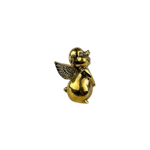 [PIGFLYBZ9-C] Cochon Vollant Bronze - Or - 9 x 5 x 6,5 cm