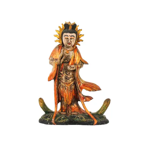 [2025-06-17-0010-A] Statue - Dewi Kwan Im - 30 x 25 x 9 cm