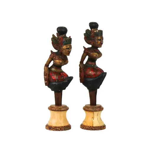 [2025-06-17-0012-A] Bouchons Cérémoniels - Dieu & Déesse - 24 x 6 x 7 cm