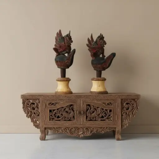 [2025-06-17-0024-A] Bouchons Cérémoniels - Garuda - 21 x 5 x 7 cm