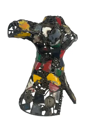 [2025-09-04-0006-A] Buste Féminin - Upcycling - 53 x 52 x 32 cm