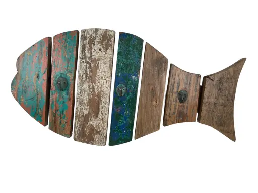 [2025-09-26-0010-A] Porte-Manteau "Poisson" - 35 x 67 x 8 cm