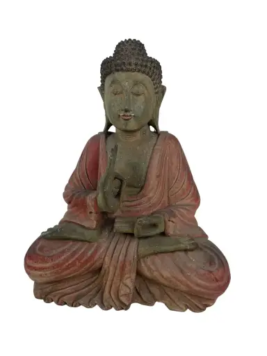 [2025-09-26-0019-A] Buddha - Ancien (30-40 ans) - 43 x 32 x 15 cm
