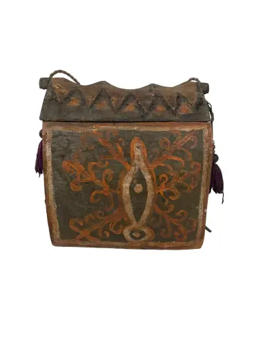 [2025-09-26-0024-A] Sacoche en Bois - 27 x 27,5 x 13 cm