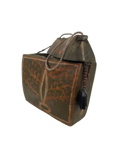 [2025-09-26-0027-A] Sacoche en Bois - 27 x 27,5 x 13 cm