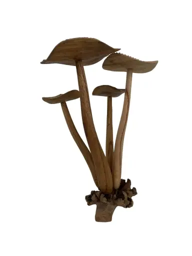 [2025-09-26-0049-A] Champignons Sculptés - 34 x 24 x 23 cm