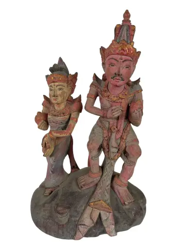 [2025-09-26-0108-A] Statue - Rama & Sita - 38 x 25 x 14 cm