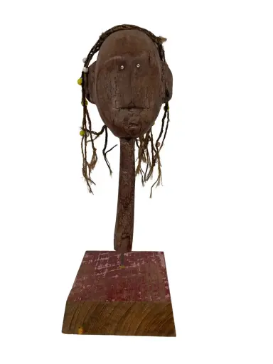 [2025-09-26-0116-A] Statue - Tête de Marionnette - 26 x 10 x 10 cm