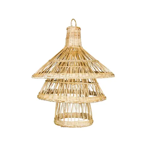 [2025-09-26-0169-A] Abat-Jour "Pagode" - 60 x 50 x 50 cm