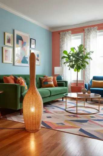 [2025-09-26-0176-A] Abat-Jour "Quille" - L - 150 x 40 x 40 cm