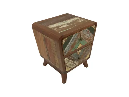 [2026-03-24-0009-A] Table de Nuit - 2 tiroirs - 55 x 50 x 40 cm