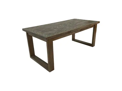 [2026-03-24-0026-A] Table Basse sculptée - 46 x 110 x 55 cm